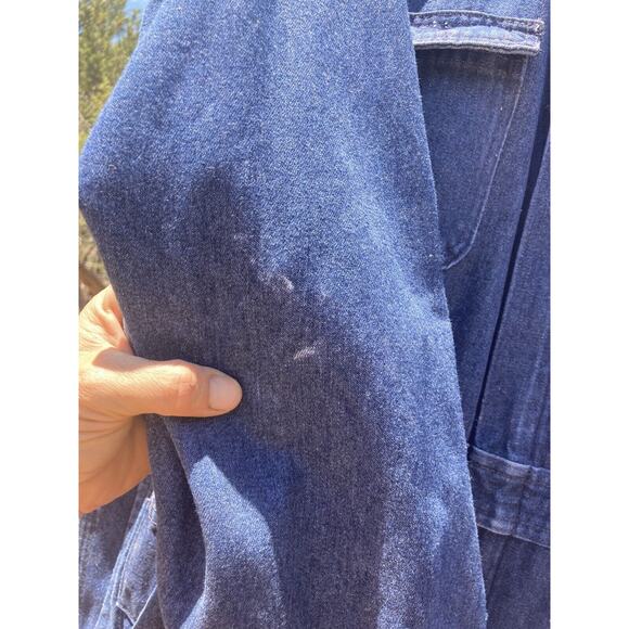 BIGMAC Denim Jumpsuit Coverall 70s Vintage Men's Work Wear - Picture 8 of 11